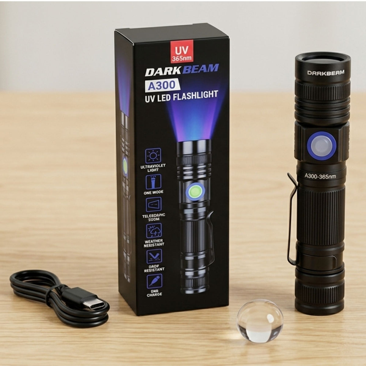 Rechargeable UV Paint Inspection & Fluorescent Detection Light
