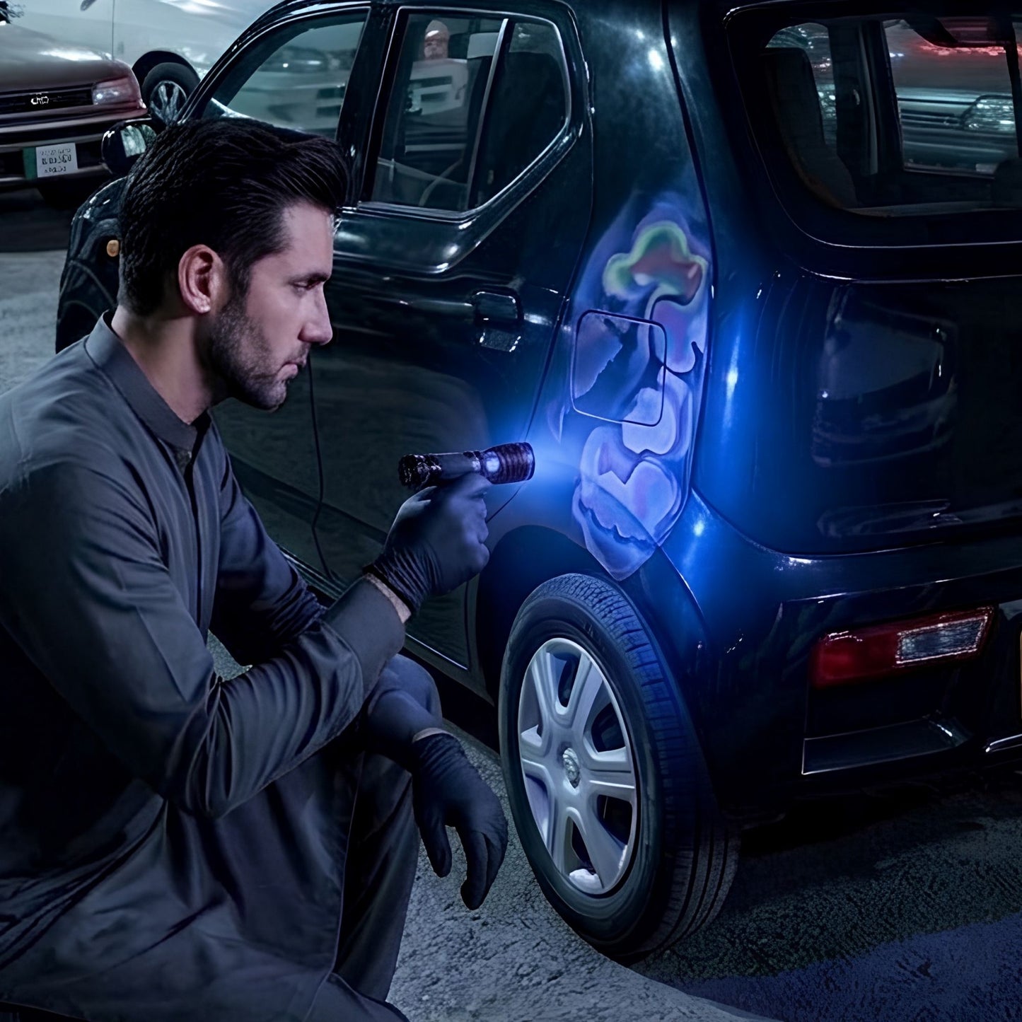 Rechargeable UV Paint Inspection & Fluorescent Detection Light